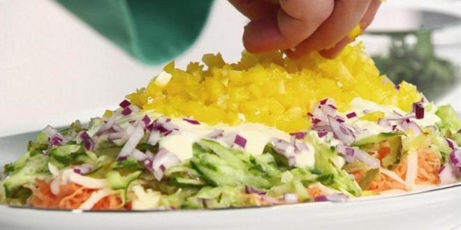 Рецепт нежной мимозы