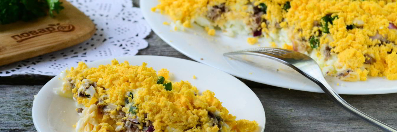 Рецепт салата мимоза