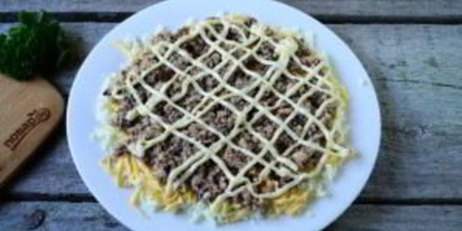 Рецепт салата мимоза классический слоеный