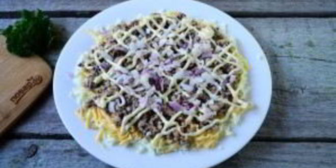 Рецепт салата мимоза классический слоеный