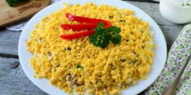 Рецепт салата мимоза классический слоеный