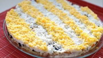 Рецепт Салата Мимоза с форелью