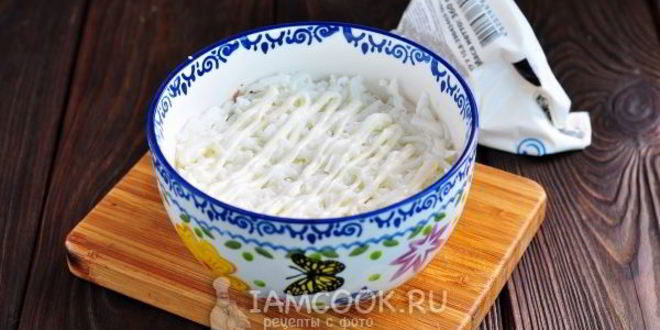 Рецепт салата мимоза с картошкой