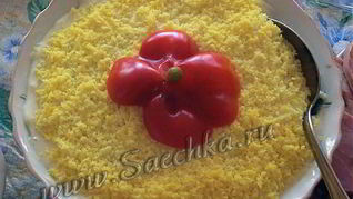 Рецепт Салата Мимоза с консервами