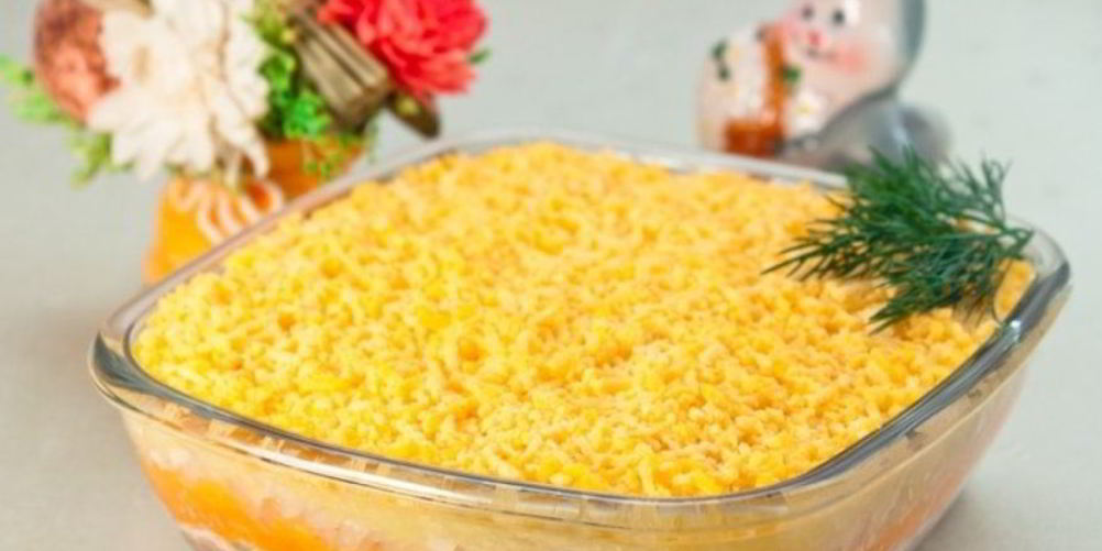 Как приготовить салат мимоза с плавленым сыром