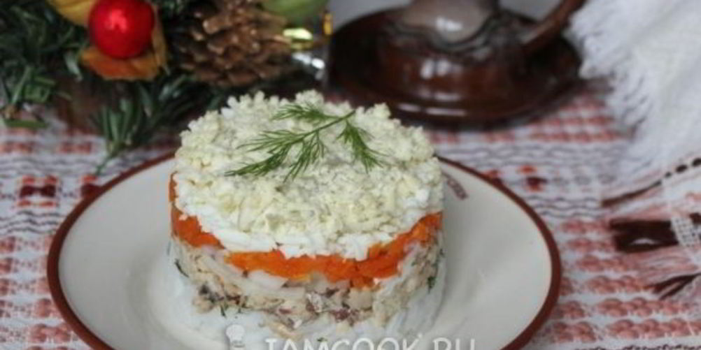 Как приготовить салат мимоза с рисом