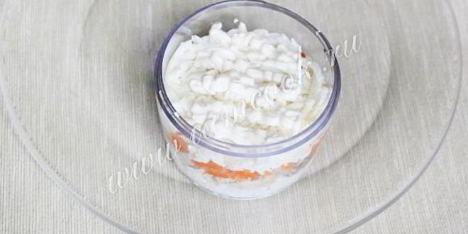 Рецепт салата мимоза с рисом