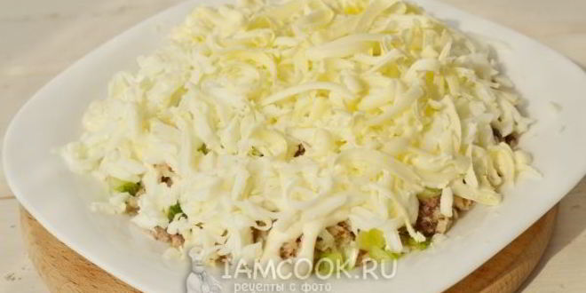 Рецепт салата мимоза с сардиной