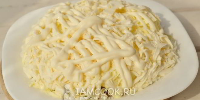 Рецепт салата мимоза с сардиной