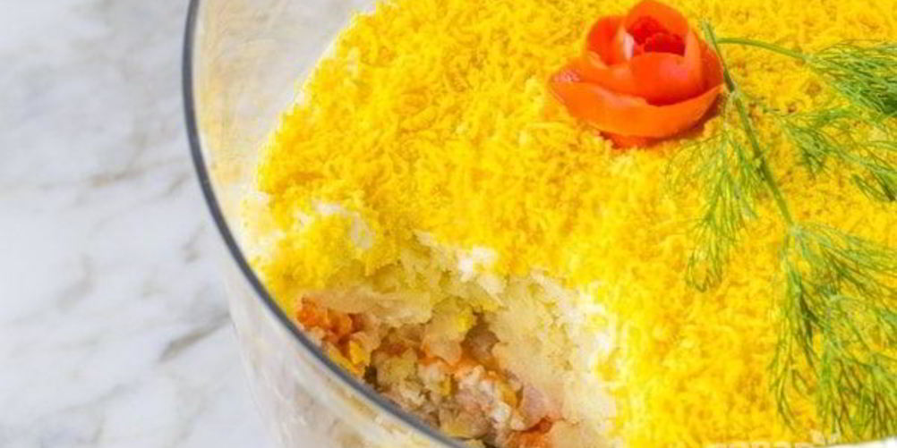 Как приготовить салат мимозу