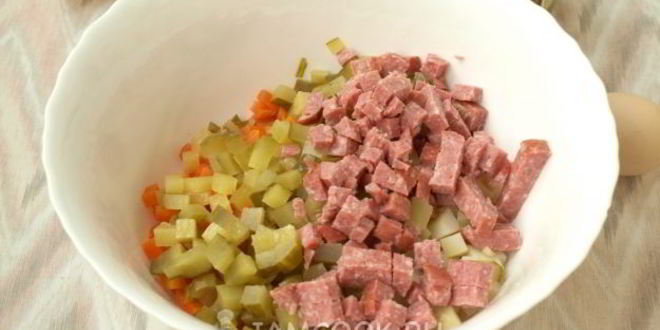 Рецепт салата московского классического