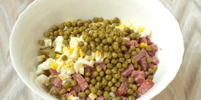 Рецепт салата московского классического