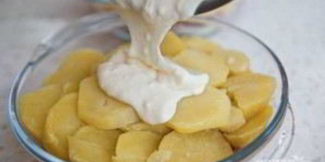 Рецепт картошки под шубой в духовке со свининой