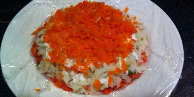 Рецепт красной рыбы под шубой