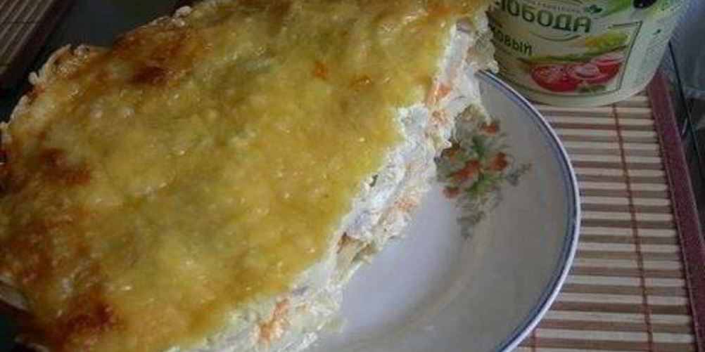 Как приготовить куриное филе под шубой из овощей