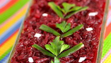 Рецепт Постного салата Селедка под шубой