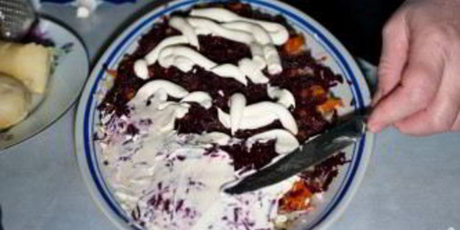 Рецепт правильной селедки под шубой