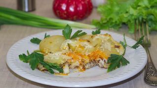 Рецепт Рыбы под шубой запеченная в духовке