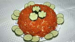 Рецепт Салата Лисичка под шубой с селедкой