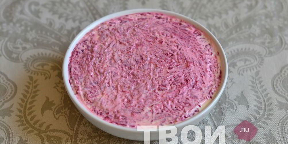 Как приготовить салат мясо под шубой