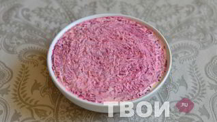 Рецепт Салата Мясо под шубой