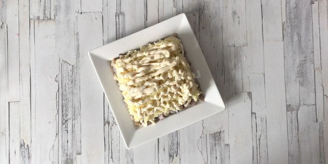 Рецепт салата рыба под шубой