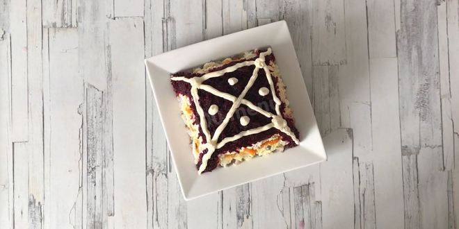 Рецепт салата рыба под шубой