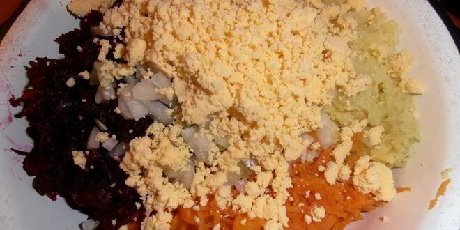 Рецепт салата сельди под шубой