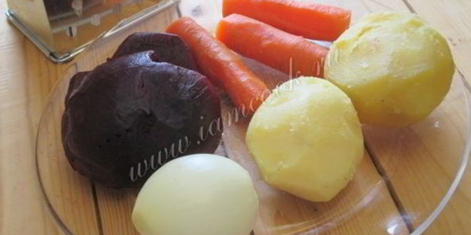 Рецепт салата семга под шубой