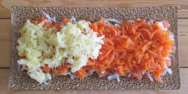 Рецепт салата семга под шубой