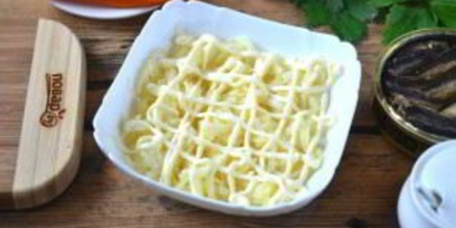 Рецепт салата шпроты под шубой