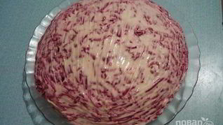 Рецепт Сельди под шубой с яблоком