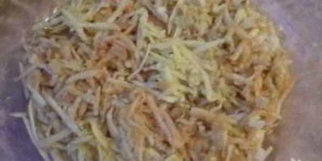 Рецепт сельди под шубой с яблоком