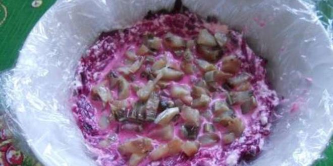 Рецепт сельди под шубой с желатином