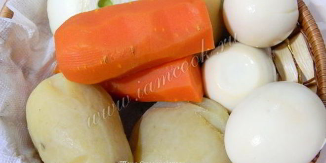 Рецепт селедки под легкой шубой с яблоком