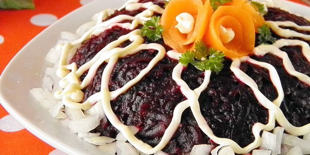 Как приготовить селедку под шубой без яиц