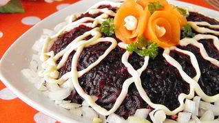 Рецепт Селедки под шубой без яиц