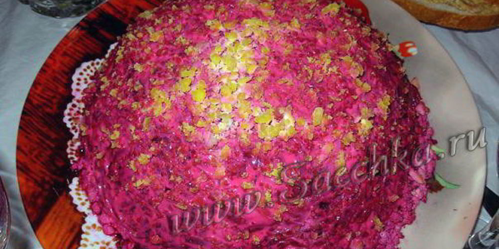 Как приготовить селедку под шубой с яйцом