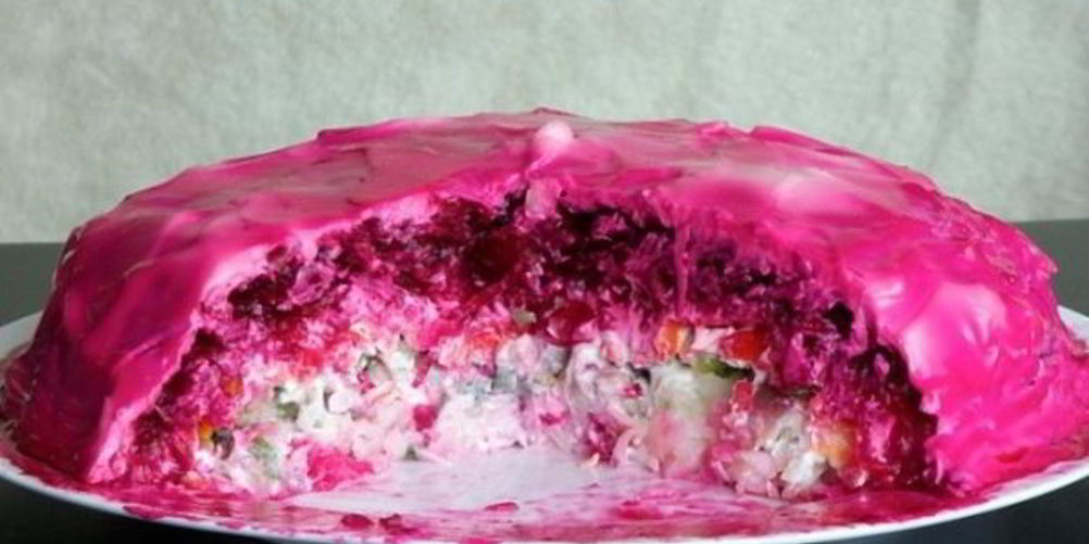 Как приготовить селедку под шубой с жареным луком