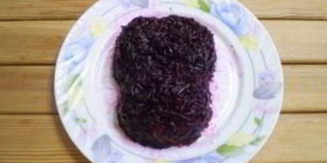 Рецепт селедки под шубой в виде обезьянки