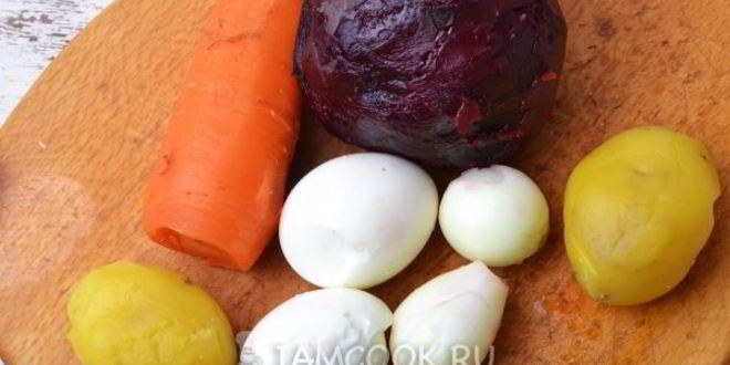 Рецепт селедки под шубой в желе