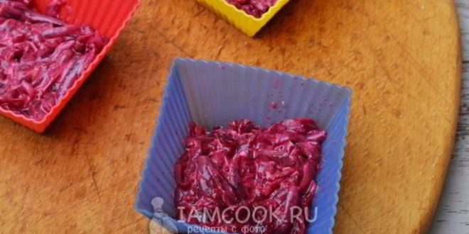 Рецепт селедки под шубой в желе