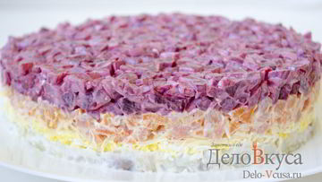 Рецепт Селедки под шубой