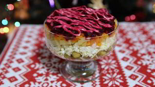 Рецепт Салата Принцесса на горошине