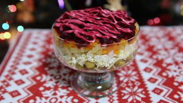 Рецепт Салата Принцесса на горошине