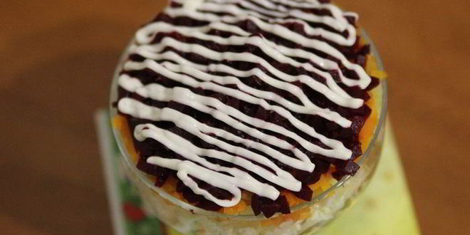 Рецепт салата принцесса на горошине