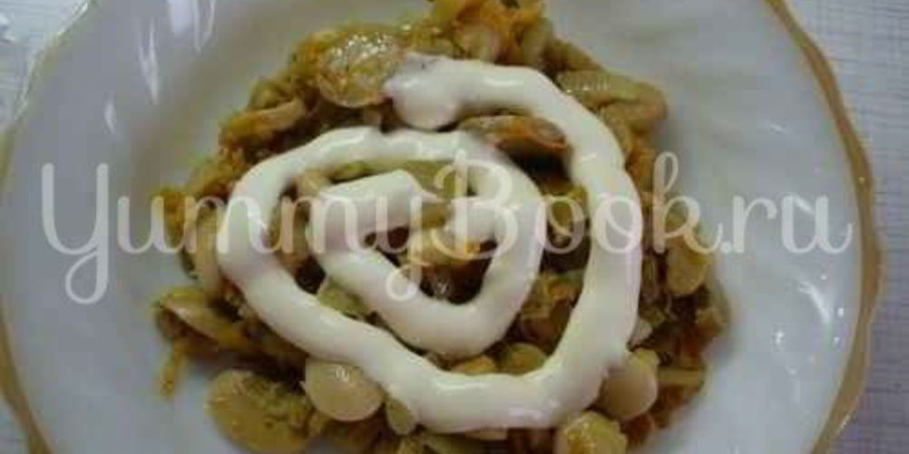 Как приготовить салат с фасолью и шампиньонами