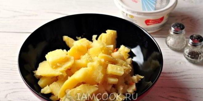 Рецепт салата с корейской морковью и ветчиной