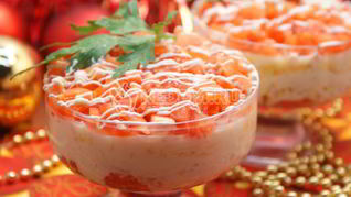 Рецепт Салата с красной рыбой