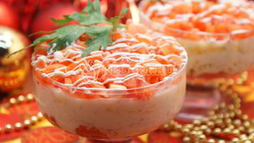 Рецепт Салата с красной рыбой